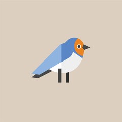 bird icon vector full color