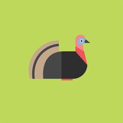 bird icon vector full color