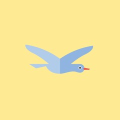 bird icon vector full color