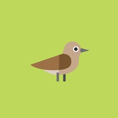 bird icon vector full color