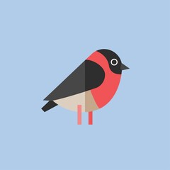 bird icon vector full color