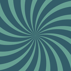 Sunlight wide horizontal background. Blue and green color burst background.