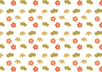 かわいい松竹梅のパターン