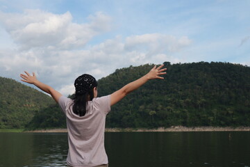 This vacation travels to forest, mountain and river. Touching in natural environment and fresh air.