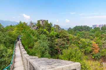 Scenery of Enshi Tusi City Ruins Scenic Spot, Hubei, China