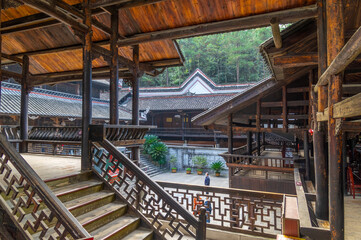 Scenery of Enshi Tusi City Ruins Scenic Spot, Hubei, China