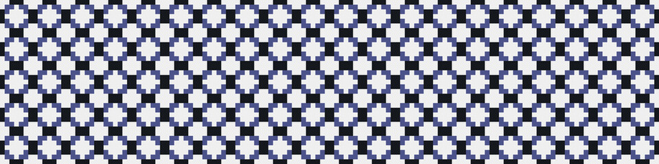 Abstract Cross Pattern Dots Logo generative computational art illustration