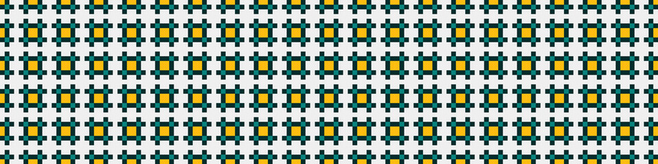 Abstract Cross Pattern Dots Logo generative computational art illustration