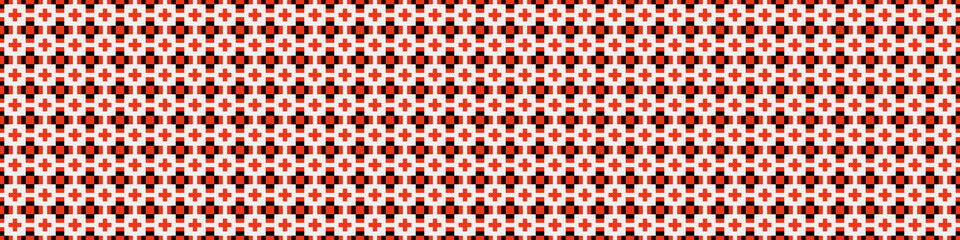 Abstract Cross Pattern Dots Logo generative computational art illustration