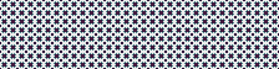 Fototapeta premium Abstract Cross Pattern Dots Logo generative computational art illustration