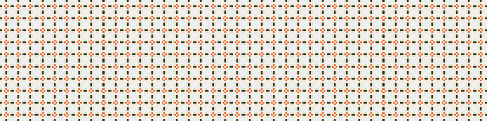 Abstract Cross Pattern Dots Logo generative computational art illustration