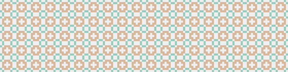 Abstract Cross Pattern Dots Logo generative computational art illustration