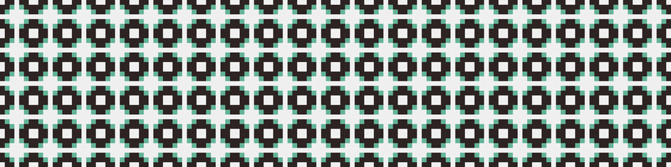 Abstract Cross Pattern Dots Logo generative computational art illustration