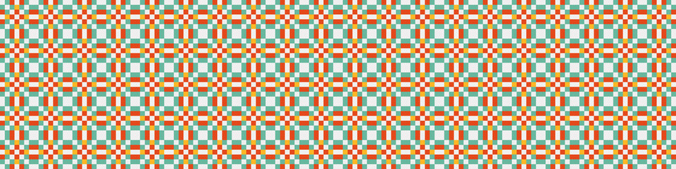 Abstract Cross Pattern Dots Logo generative computational art illustration