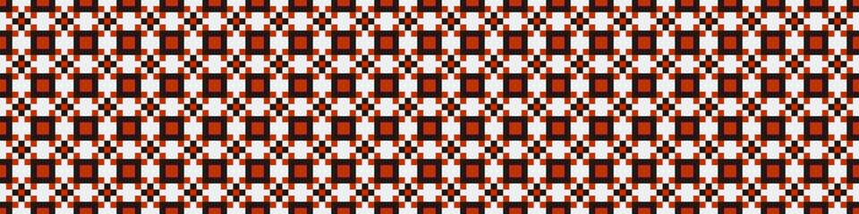 Fototapeta premium Abstract Cross Pattern Dots Logo generative computational art illustration