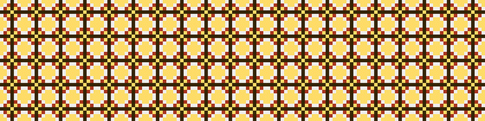 Abstract Cross Pattern Dots Logo generative computational art illustration