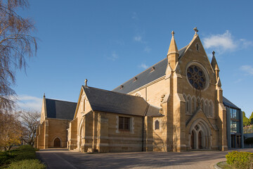 Exterior view of St Mary's Cathedral in Hobart