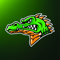 Alligator Head Mascot