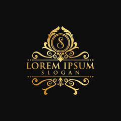 luxury logo design template vektor