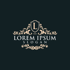 luxury logo design template vektor