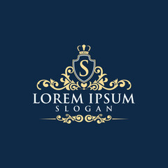 luxury logo design template vektor