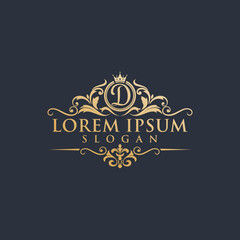 luxury logo design template vektor