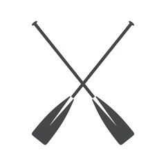 letter x and paddle logo