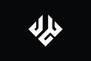 WZ logo letter design on luxury background. ZW logo monogram initials letter concept. WZ icon logo design. ZW elegant and Professional letter icon design on black background. W Z ZW WZ