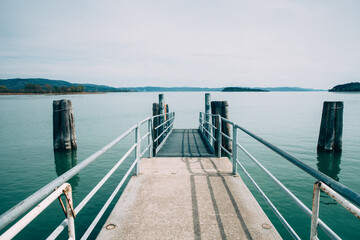 Fototapeta premium Tranquil Lake Pier