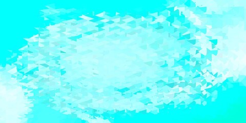 Light green vector geometric polygonal design.