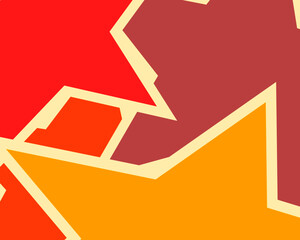 abstract red background with arrows