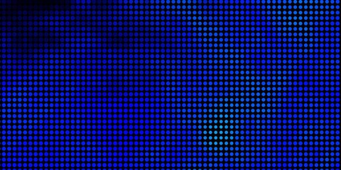 Fototapeta premium Dark BLUE vector pattern with circles.