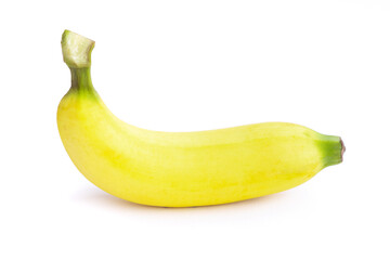 Ripe banana isolated on white background