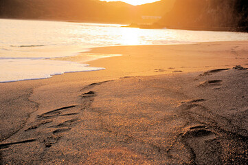 三重県　伊勢志摩の夕日