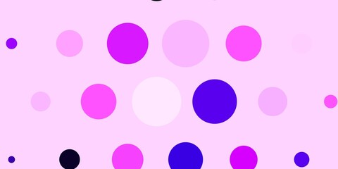 Light Purple, Pink vector background with spots.