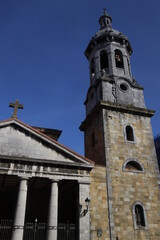 Architecture of the village of Bermeo, Spain