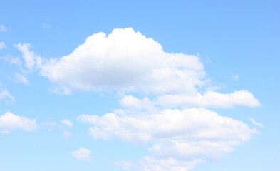 texture of blue sky with white clouds 