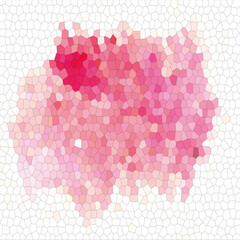 Beautiful Pink Cellular Texture Wallpaper Abstract On White Background