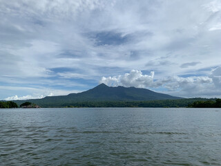 lake and mountains