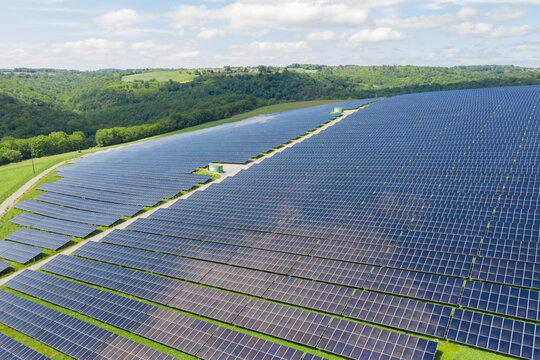 FRA - FIELDS OF PHOTOVOLTAIC PANELS