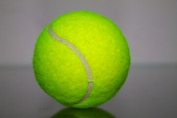tennis ball before the tennis match