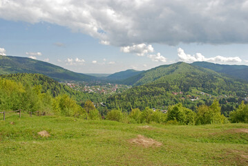 Fototapeta na wymiar Carpathian mountains, Yaremche