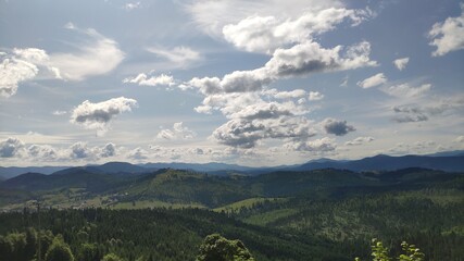 Fototapeta na wymiar Carpathian mountains 