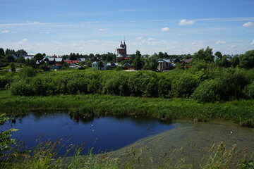 views of the summer Suzdal. Russia