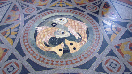 St. Nicholas Cathedral was built in 1903-1913 in Kronstadt, in the neo-Byzantine style, designed by architect V. A. Kosyakov. Russia, Kronstadt, September 2020.