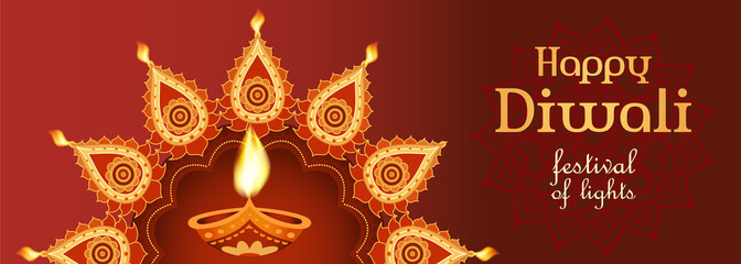 Happy Diwali banner