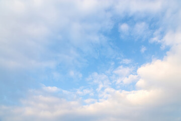 Cloud and blue sky, weather have a good day background.