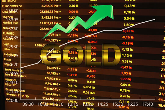 Gold Stock Exchange Bull Market Chart