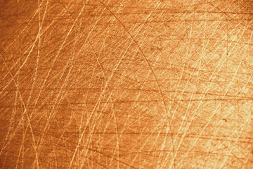 golden background scratch blank texture / abstract metallic background old vintage wall