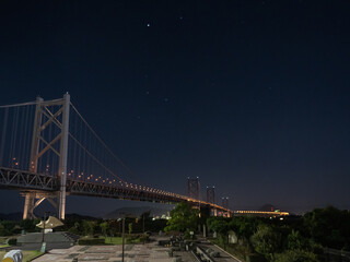 真夜中の瀬戸大橋